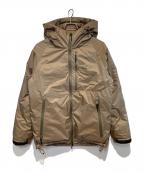 NANGAナンガ）の古着「AURORA LIGHT STAND COLLAR DOWN JACKET」｜ベージュ