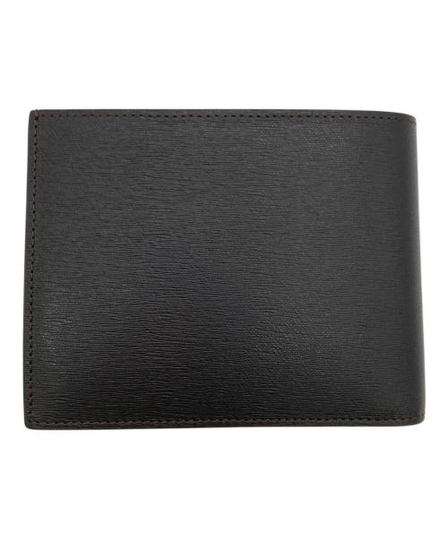 dunhill（ダンヒル）dunhill (ダンヒル) SIDECAR二つ折り財布 ダークブラウンの古着・服飾アイテム