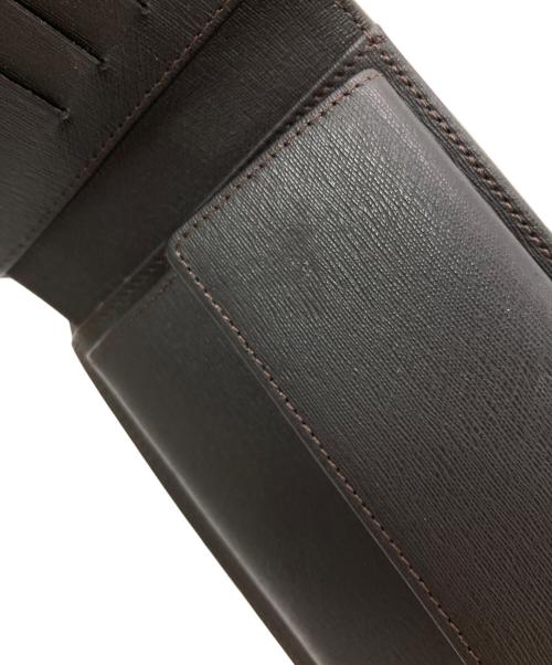 dunhill（ダンヒル）dunhill (ダンヒル) SIDECAR二つ折り財布 ダークブラウンの古着・服飾アイテム