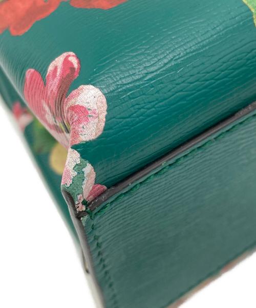 GUCCI（グッチ）GUCCI (グッチ) ブルームスバンブーデイリーハンドバッグ グリーンの古着・服飾アイテム