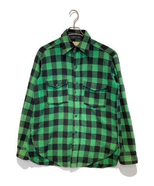 L.L.Bean（エルエルビーン）L.L.Bean (エルエルビーン) ［古着］バッファローチェックネルシャツ グリーン サイズ:Mの古着・服飾アイテム