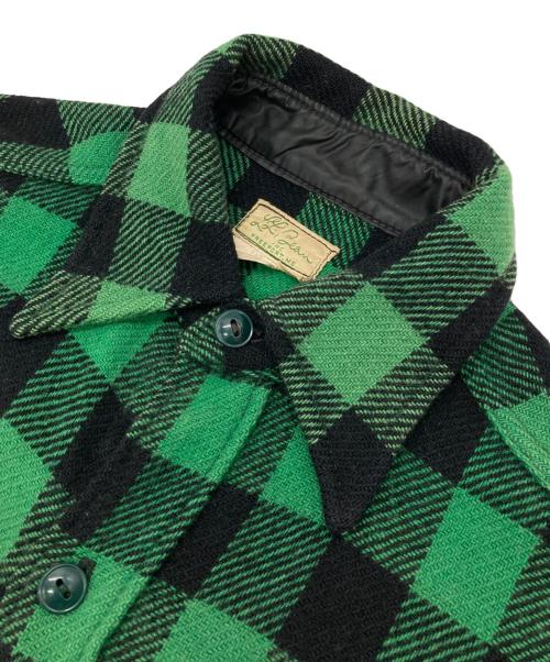 L.L.Bean（エルエルビーン）L.L.Bean (エルエルビーン) ［古着］バッファローチェックネルシャツ グリーン サイズ:Mの古着・服飾アイテム