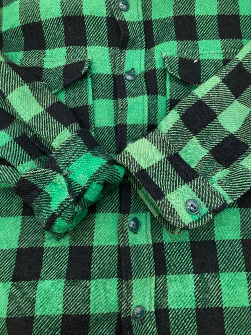 L.L.Bean（エルエルビーン）L.L.Bean (エルエルビーン) ［古着］バッファローチェックネルシャツ グリーン サイズ:Mの古着・服飾アイテム