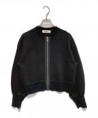 IENAイエナ）の古着「BLACKジップアップスウェット」｜ブラック