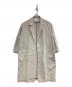 FRAMeWORKフレームワーク）の古着「綿麻プレーンコート」｜ベージュ