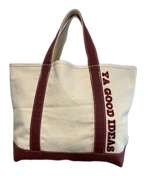 FRAMeWORK YA GOOD IDEAS（フレームワークス ヤァグッドアイデアズ）FRAMeWORK YA GOOD IDEAS (フレームワークス ヤァグッドアイデアズ) トートバッグ ベージュの古着・服飾アイテム