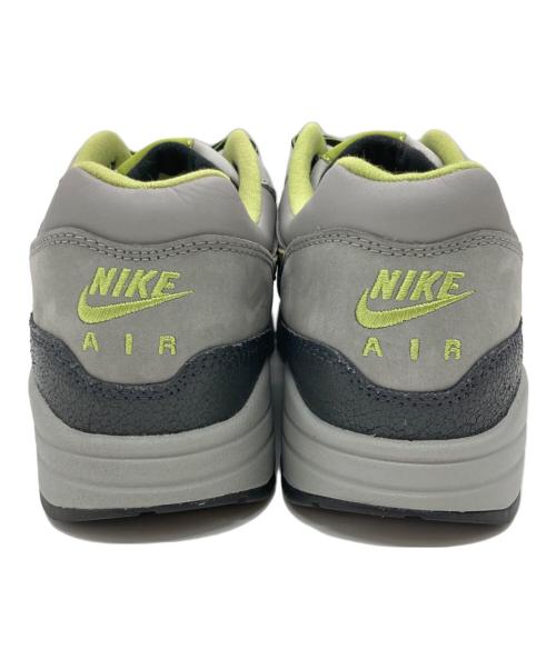 NIKE（ナイキ）NIKE (ナイキ) HUF (ハフ) AIR MAX １SP グレー×グリーン サイズ:US9.5の古着・服飾アイテム