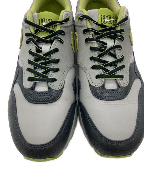 NIKE（ナイキ）NIKE (ナイキ) HUF (ハフ) AIR MAX １SP グレー×グリーン サイズ:US9.5の古着・服飾アイテム