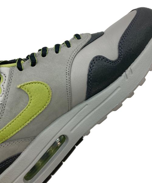 NIKE（ナイキ）NIKE (ナイキ) HUF (ハフ) AIR MAX １SP グレー×グリーン サイズ:US9.5の古着・服飾アイテム