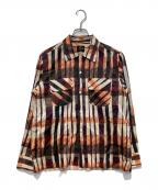 Needlesニードルズ）の古着「Cut-off Bottom Classic Shirt」｜ベージュ