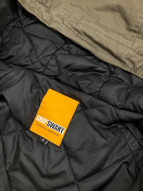 GRIP SWANY（グリップスワニー）GRIP SWANY (グリップスワニー) ファイアプルーフ リップストップパーカー オリーブ サイズ:Lの古着・服飾アイテム
