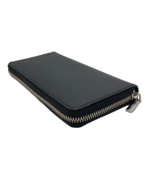 POLO RALPH LAUREN（ポロ・ラルフローレン）POLO RALPH LAUREN (ポロ・ラルフローレン) ラウンドファスナー財布 ブラックの古着・服飾アイテム