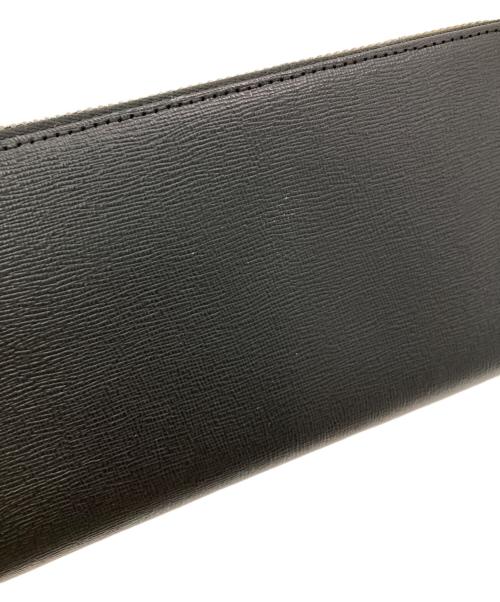 POLO RALPH LAUREN（ポロ・ラルフローレン）POLO RALPH LAUREN (ポロ・ラルフローレン) ラウンドファスナー財布 ブラックの古着・服飾アイテム