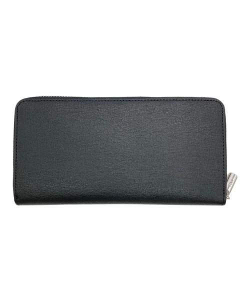 POLO RALPH LAUREN（ポロ・ラルフローレン）POLO RALPH LAUREN (ポロ・ラルフローレン) ラウンドファスナー財布 ブラックの古着・服飾アイテム