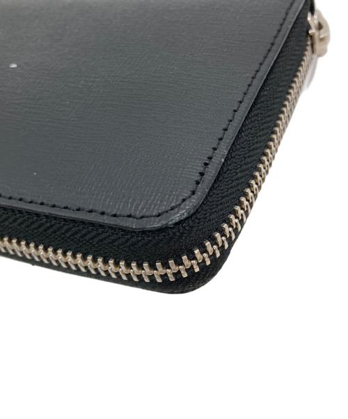 POLO RALPH LAUREN（ポロ・ラルフローレン）POLO RALPH LAUREN (ポロ・ラルフローレン) ラウンドファスナー財布 ブラックの古着・服飾アイテム