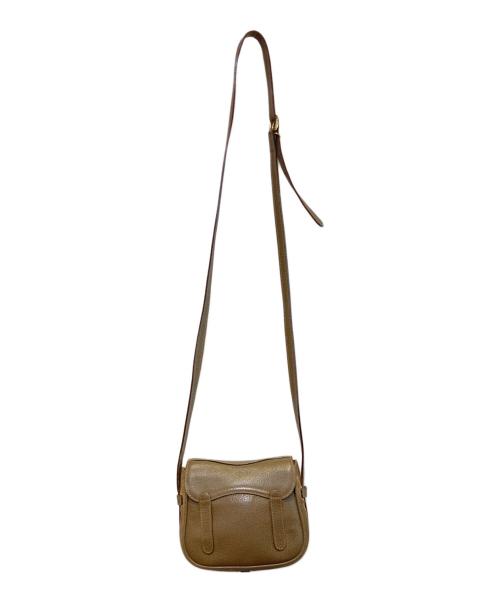 GUCCI（グッチ）GUCCI (グッチ) スウェードレザーショルダーバッグ ベージュの古着・服飾アイテム