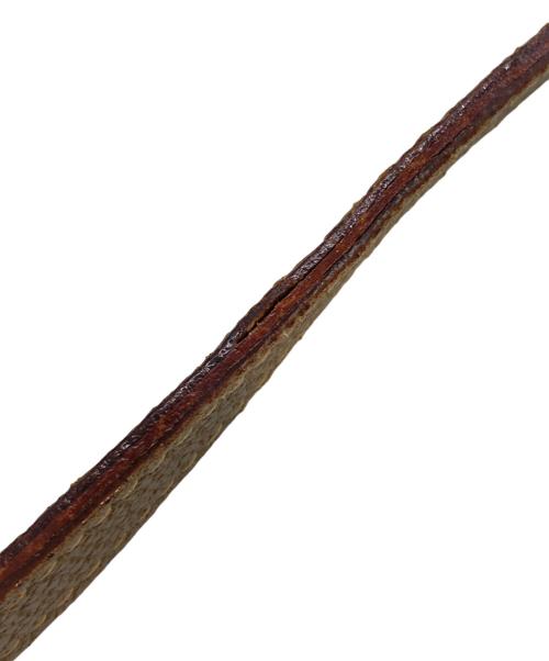 GUCCI（グッチ）GUCCI (グッチ) スウェードレザーショルダーバッグ ベージュの古着・服飾アイテム