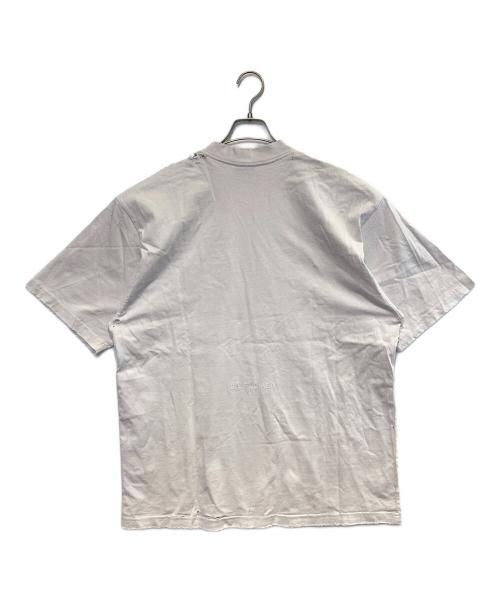 BALENCIAGA（バレンシアガ）BALENCIAGA (バレンシアガ) Paris Liberty ビンテージ加工Tシャツ ホワイト サイズ:Sの古着・服飾アイテム