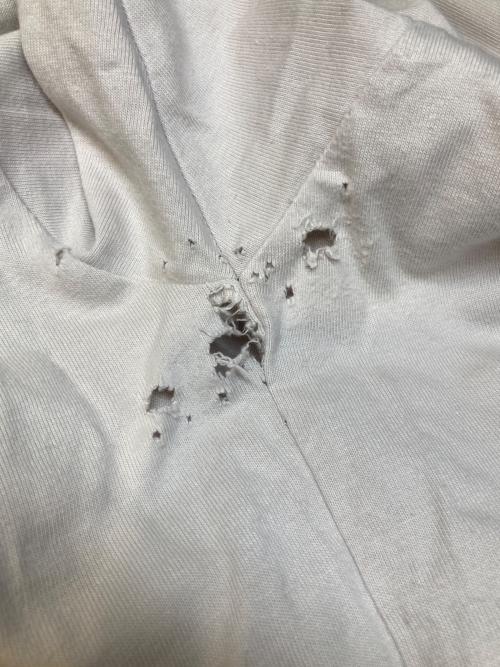 BALENCIAGA（バレンシアガ）BALENCIAGA (バレンシアガ) Paris Liberty ビンテージ加工Tシャツ ホワイト サイズ:Sの古着・服飾アイテム