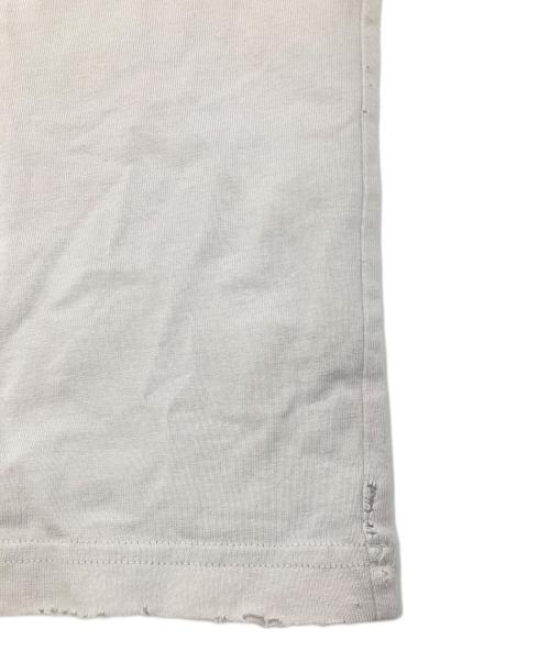 BALENCIAGA（バレンシアガ）BALENCIAGA (バレンシアガ) Paris Liberty ビンテージ加工Tシャツ ホワイト サイズ:Sの古着・服飾アイテム