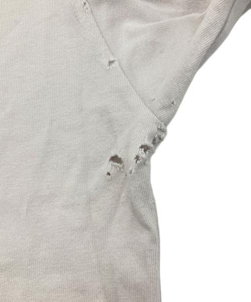 BALENCIAGA（バレンシアガ）BALENCIAGA (バレンシアガ) Paris Liberty ビンテージ加工Tシャツ ホワイト サイズ:Sの古着・服飾アイテム
