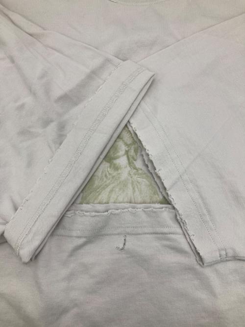 BALENCIAGA（バレンシアガ）BALENCIAGA (バレンシアガ) Paris Liberty ビンテージ加工Tシャツ ホワイト サイズ:Sの古着・服飾アイテム