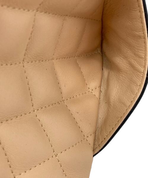 CHANEL（シャネル）CHANEL (シャネル) カンボンココマークワンショルダーバッグ ベージュ×ブラックの古着・服飾アイテム