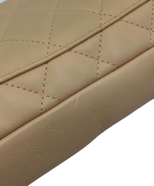 CHANEL（シャネル）CHANEL (シャネル) カンボンココマークワンショルダーバッグ ベージュ×ブラックの古着・服飾アイテム