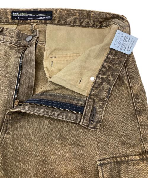 BACK CHANNEL（バックチャンネル）BACK CHANNEL (バックチャンネル) ［古着］デニムカーゴパンツ ベージュ サイズ:Lの古着・服飾アイテム