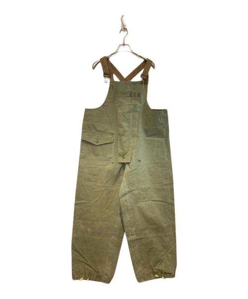 U'S NAVY（ユーエスネイビー）U'S NAVY (アメリカ海軍) ［古着］N-2デッキレインパンツ オリーブ サイズ:Sの古着・服飾アイテム