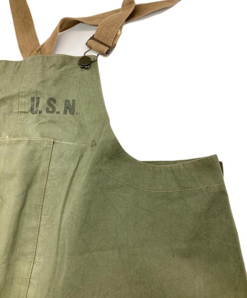 U'S NAVY（ユーエスネイビー）U'S NAVY (アメリカ海軍) ［古着］N-2デッキレインパンツ オリーブ サイズ:Sの古着・服飾アイテム