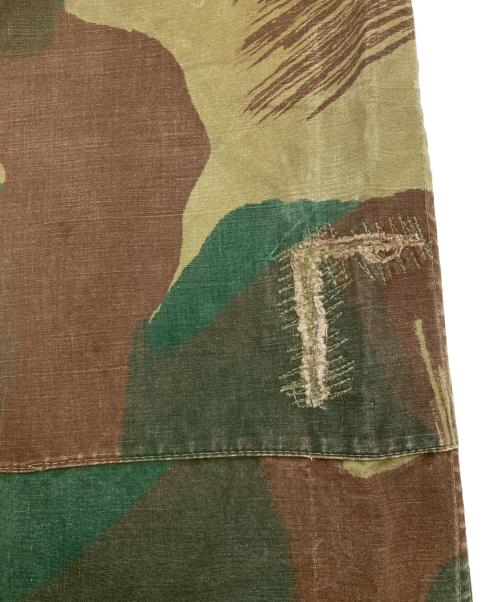 Belgium Army（ベルギーアーミー）Belgium Army (ベルギーアーミー) ブラッシュストロークカモパンツ オリーブ×ブラウン サイズ:4の古着・服飾アイテム