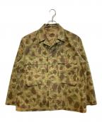 US ARMYユーエスアーミー）の古着「［古着］ダックハンターカモHBTジャケット」｜オリーブ×ブラウン