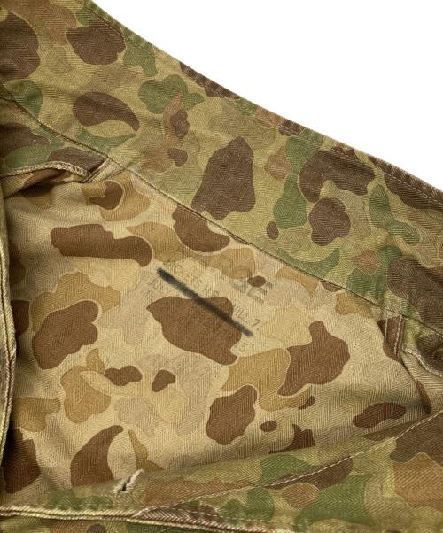 US ARMY（ユーエスアーミー）US ARMY (ユーエスアーミー) ［古着］ダックハンターカモHBTジャケット オリーブ×ブラウン サイズ:Lの古着・服飾アイテム