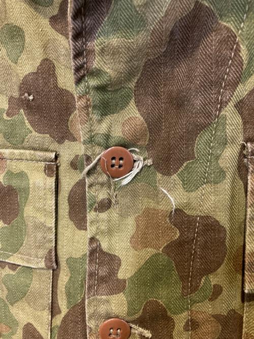 US ARMY（ユーエスアーミー）US ARMY (ユーエスアーミー) ［古着］ダックハンターカモHBTジャケット オリーブ×ブラウン サイズ:Lの古着・服飾アイテム