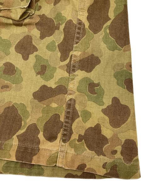 US ARMY（ユーエスアーミー）US ARMY (ユーエスアーミー) ［古着］ダックハンターカモHBTジャケット オリーブ×ブラウン サイズ:Lの古着・服飾アイテム