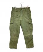 AZZURRI IRELAND LIMITEDアズーリアイルランドリミテッド）の古着「コンバットトラウザー」｜オリーブ