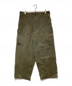 ダブルフェイスカーゴパンツダブルフェイスカーゴパンツ）の古着「ダブルフェイスカーゴパンツ」｜オリーブ