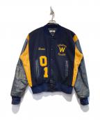 Dan Rodgersダンロジャース）の古着「［古着］スタジャン」｜ネイビー×ブラック