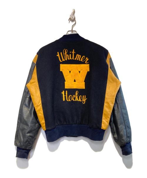 Dan Rodgers（ダンロジャース）Dan Rodgers (ダンロジャース) ［古着］スタジャン ネイビー×ブラック サイズ:XLの古着・服飾アイテム