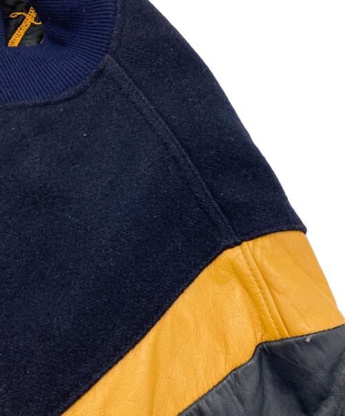 Dan Rodgers（ダンロジャース）Dan Rodgers (ダンロジャース) ［古着］スタジャン ネイビー×ブラック サイズ:XLの古着・服飾アイテム