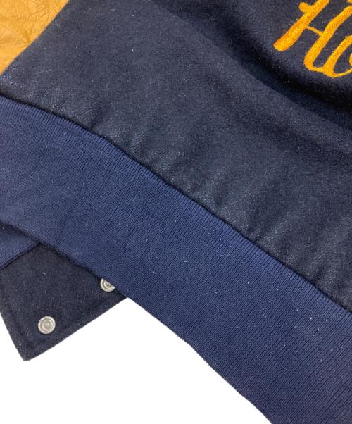 Dan Rodgers（ダンロジャース）Dan Rodgers (ダンロジャース) ［古着］スタジャン ネイビー×ブラック サイズ:XLの古着・服飾アイテム
