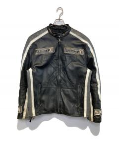中古・古着通販】REPLAY (リプレイ) シングルライダースジャケット