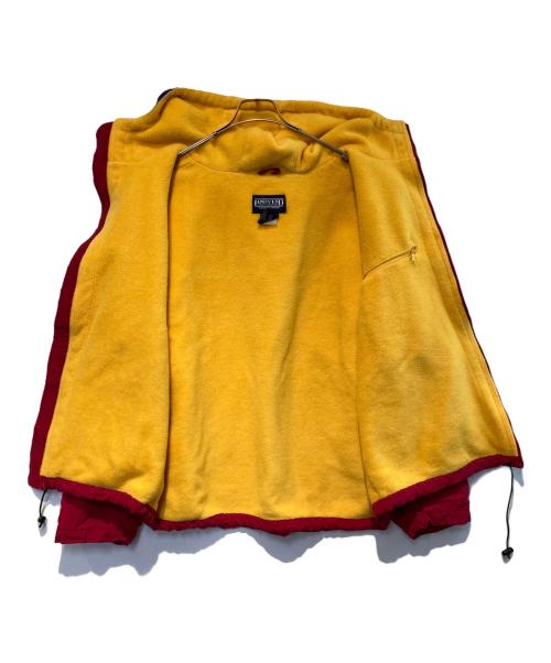 LAND'S END（ランズエンド）LAND'S END (ランズエンド) ［古着］裏ボアナイロンジップジャケット レッド×ブルー サイズ:XLの古着・服飾アイテム