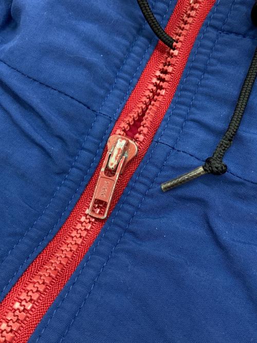 LAND'S END（ランズエンド）LAND'S END (ランズエンド) ［古着］裏ボアナイロンジップジャケット レッド×ブルー サイズ:XLの古着・服飾アイテム