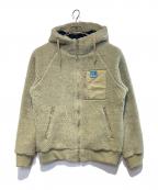 HELLY HANSENヘリーハンセン）の古着「FIBER PILE THERMO HOODIE」｜ベージュ