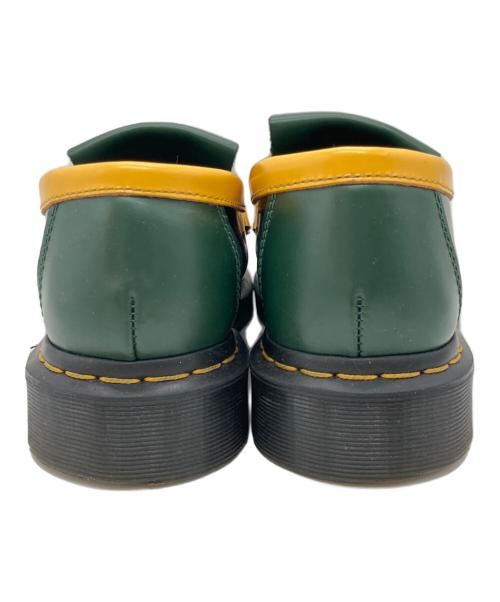 Dr.Martens（ドクターマーチン）Dr.Martens (ドクターマーチン) ADRIAN ブラック×グリーン サイズ:UK8の古着・服飾アイテム