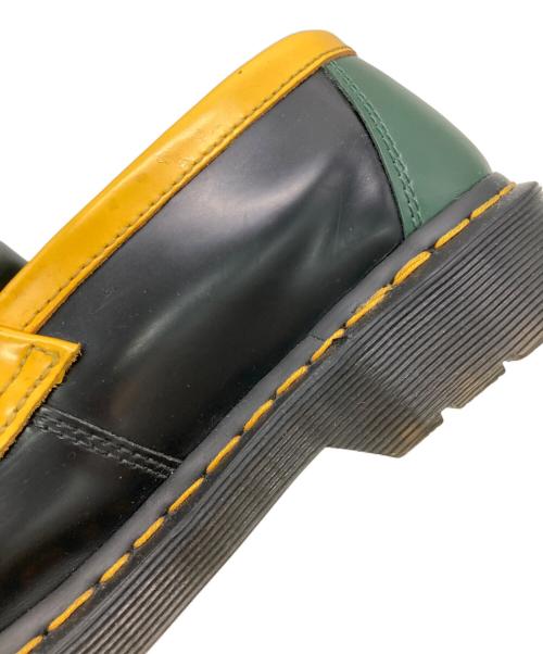 Dr.Martens（ドクターマーチン）Dr.Martens (ドクターマーチン) ADRIAN ブラック×グリーン サイズ:UK8の古着・服飾アイテム