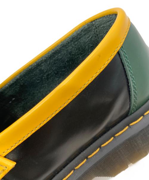 Dr.Martens（ドクターマーチン）Dr.Martens (ドクターマーチン) ADRIAN ブラック×グリーン サイズ:UK8の古着・服飾アイテム
