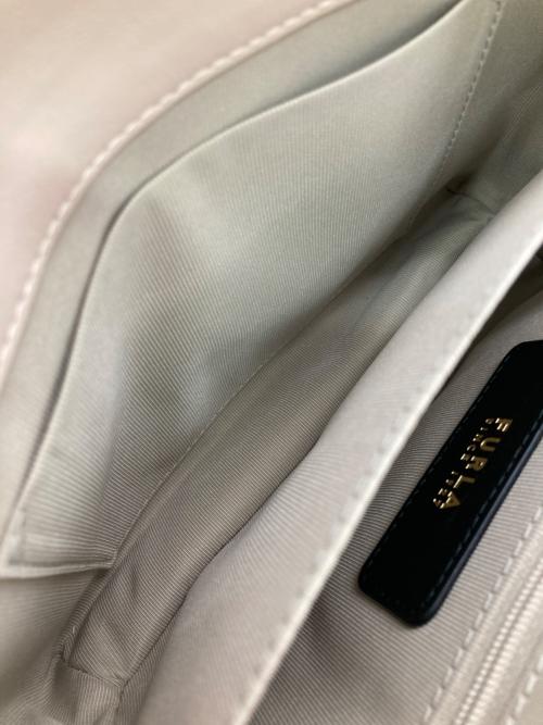 FURLA（フルラ）FURLA (フルラ) NUVOLA CROSSBODY ピンクベージュの古着・服飾アイテム